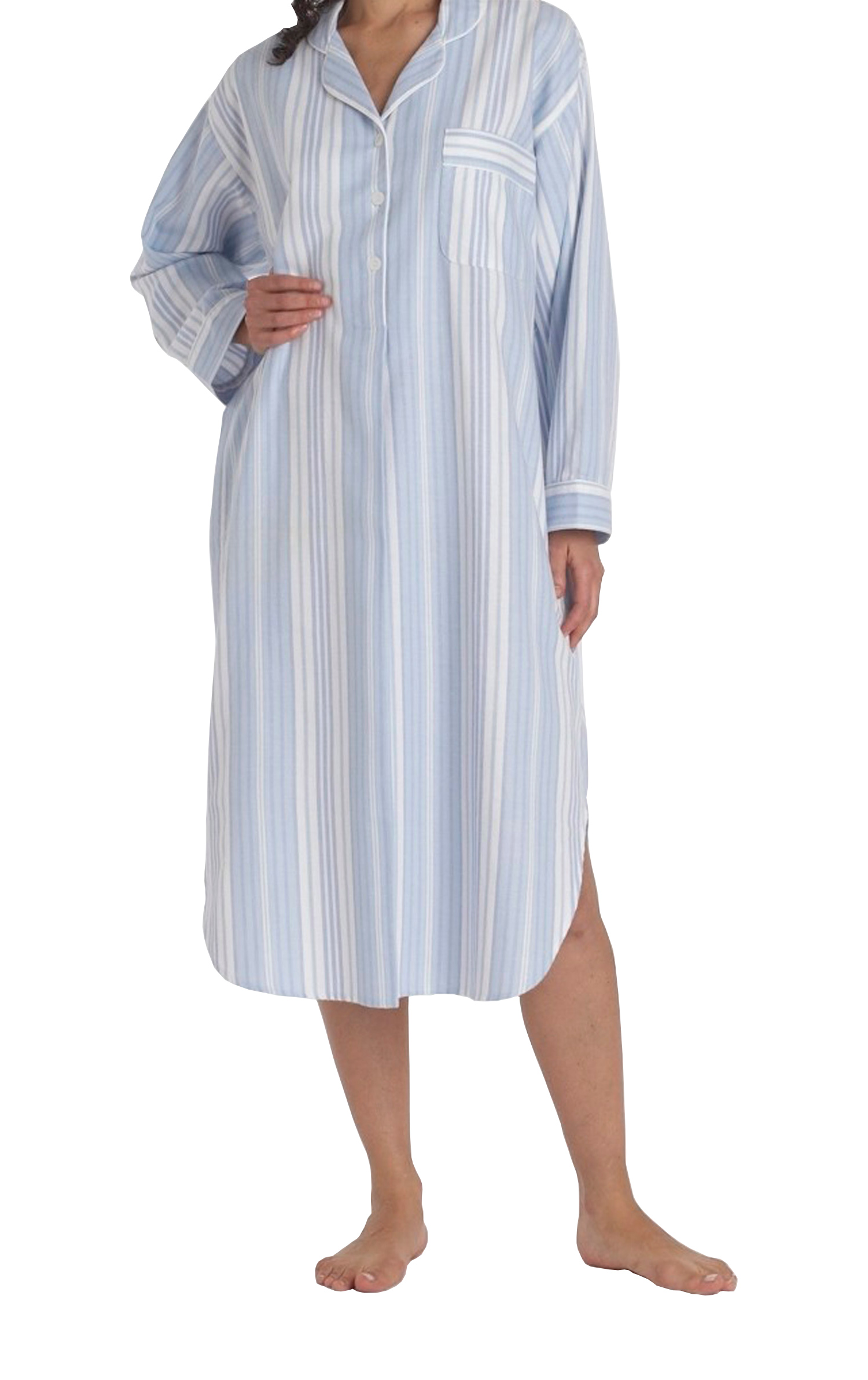 flannel womens nightshirt